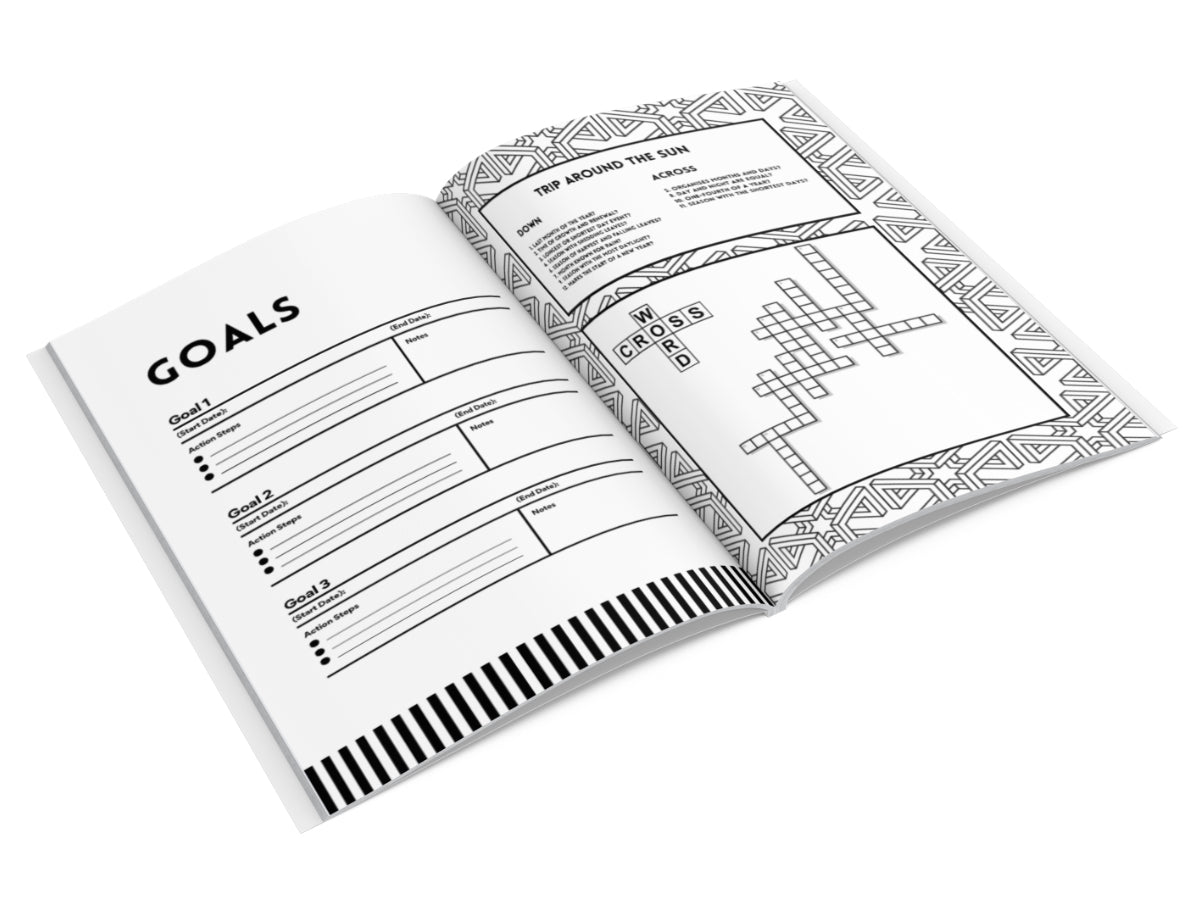 My Life 2025 Year Planner & Puzzle Book